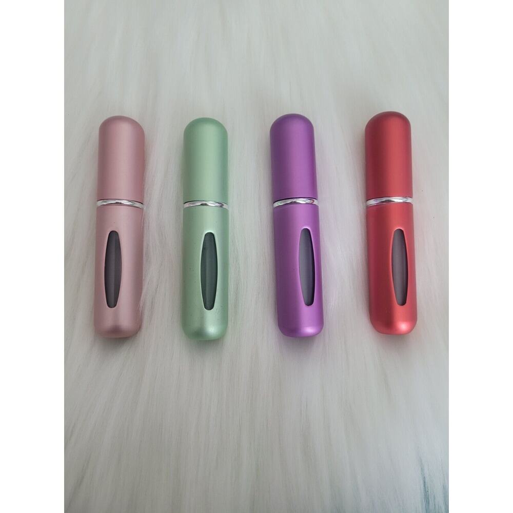 Four Refillable Portable Mini Travel 5ml Perfume Spray Scent Bottles-New‎